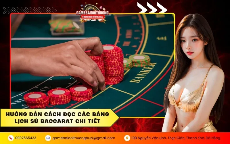 Hướng dẫn cách đọc các bảng lịch sử Baccarat chi tiết