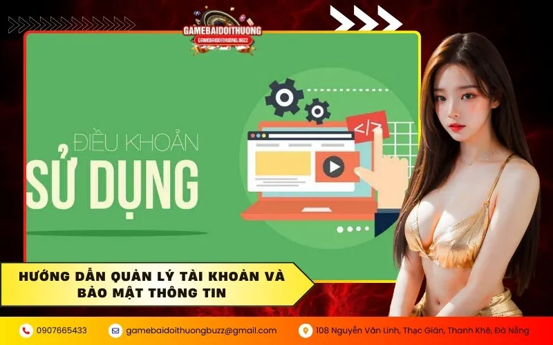 Hướng dẫn quản lý tài khoản và bảo mật thông tin